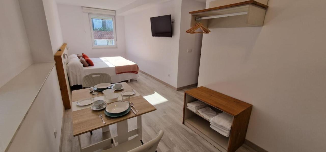 Estudios En Plaza Cabo Da Vila Centro Muxia Ngoại thất bức ảnh