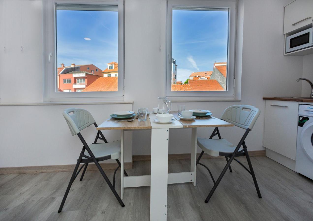 Estudios En Plaza Cabo Da Vila Centro Muxia Ngoại thất bức ảnh