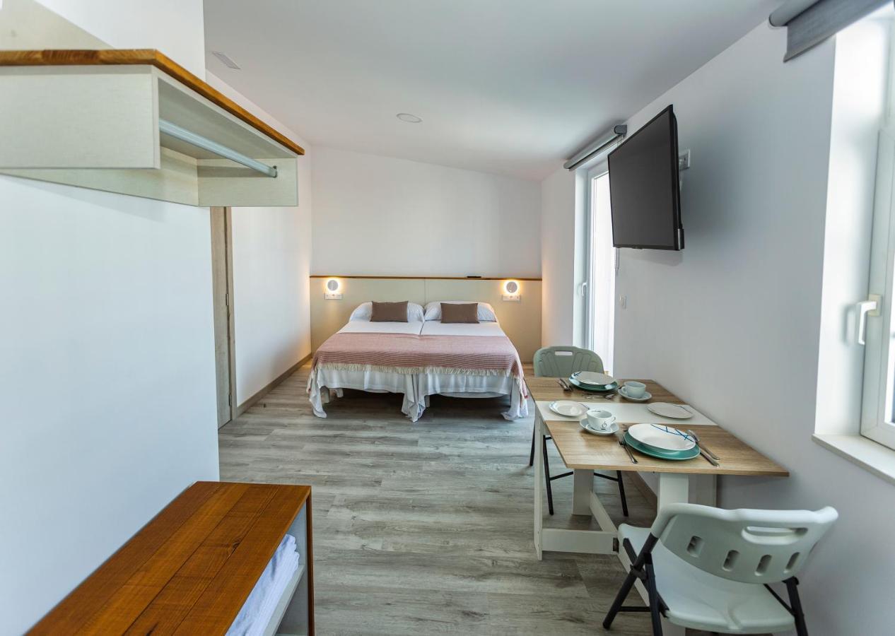 Estudios En Plaza Cabo Da Vila Centro Muxia Ngoại thất bức ảnh